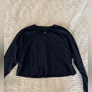 lululemon abrasion-resistant crop long-sleeve shirt